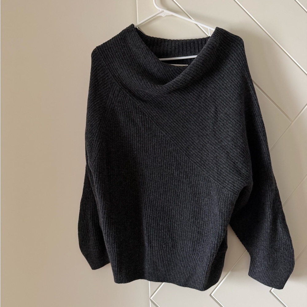 Brochu Walker Black Cowl Neck Sweater